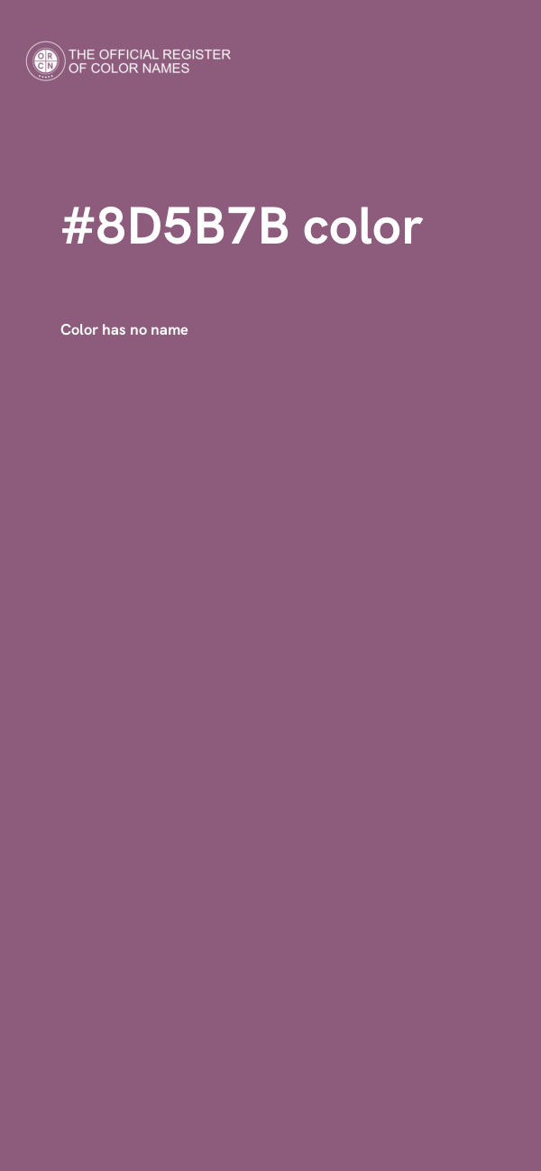 #8D5B7B color image