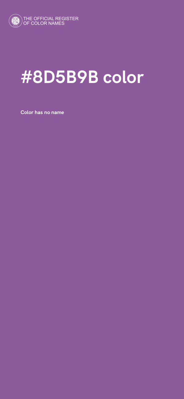 #8D5B9B color image