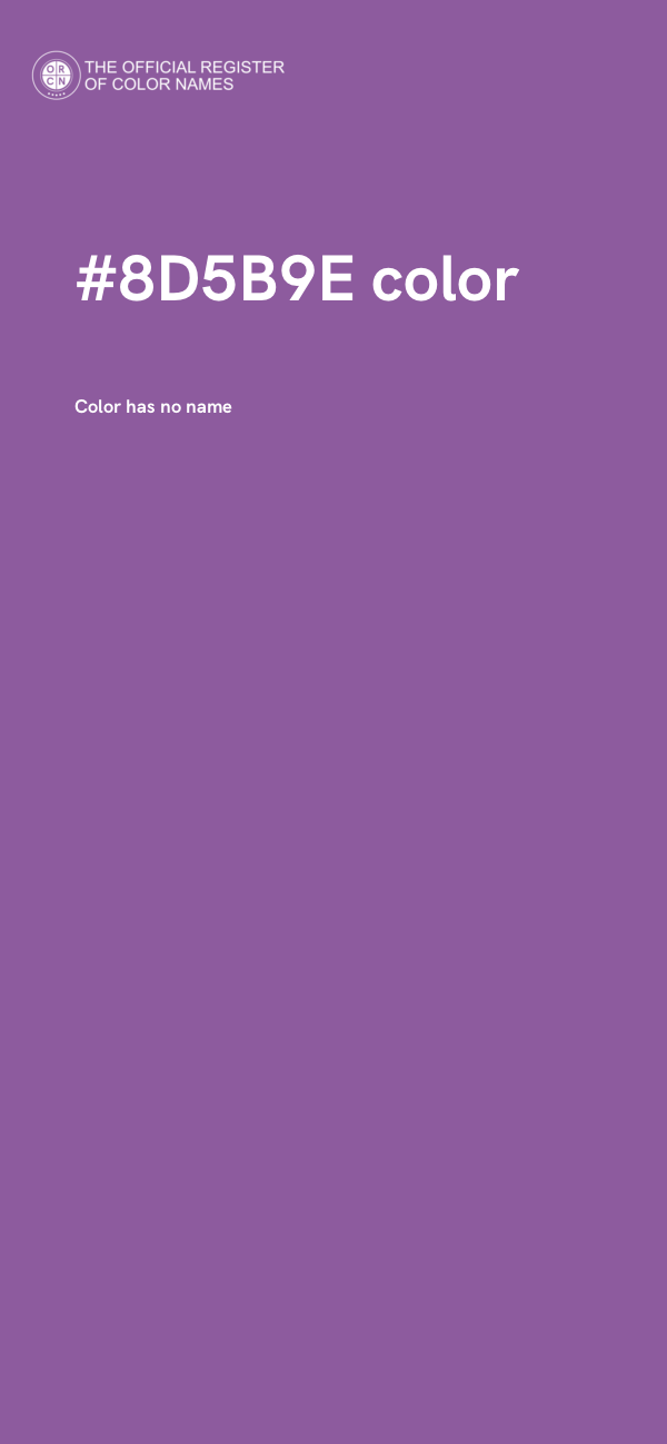 #8D5B9E color image