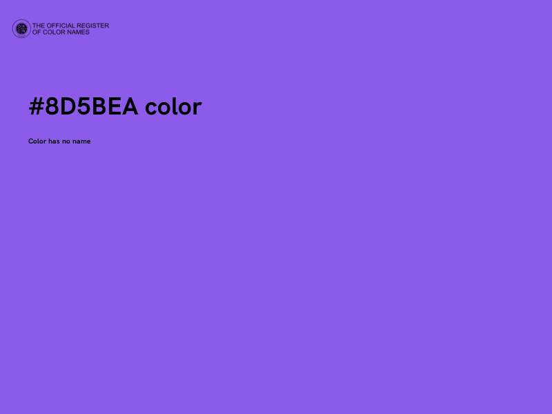 #8D5BEA color image