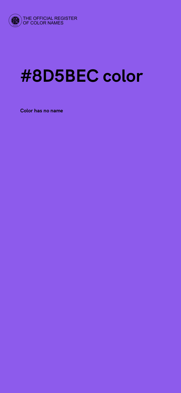 #8D5BEC color image