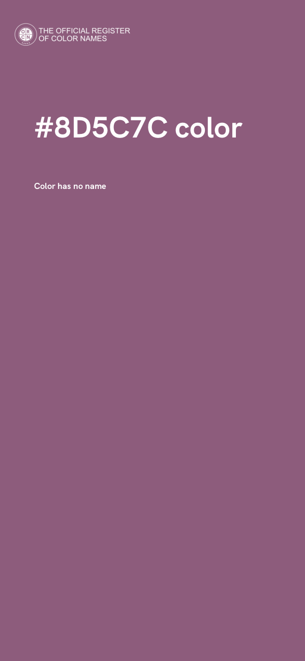 #8D5C7C color image