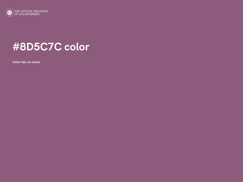#8D5C7C color image