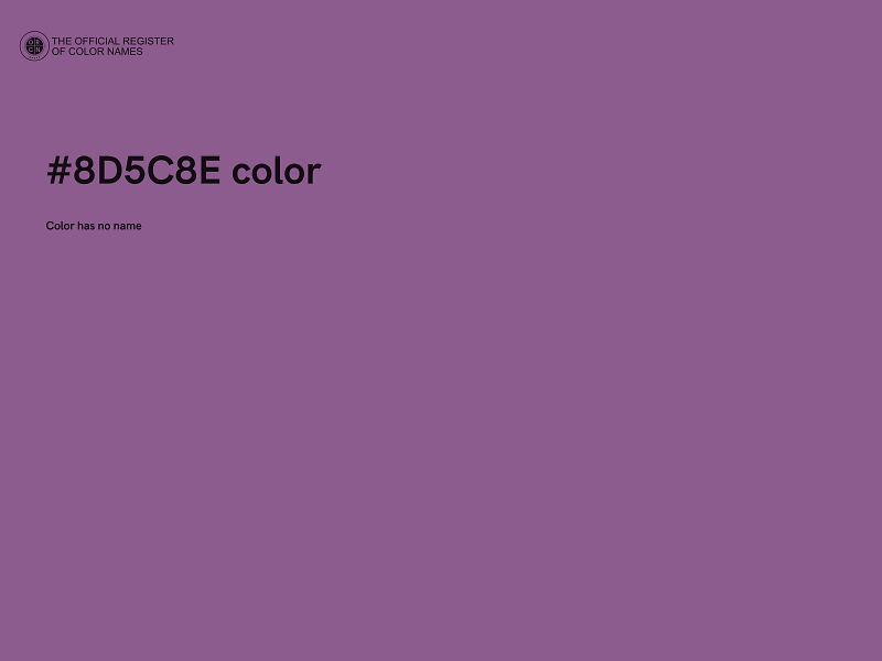 #8D5C8E color image