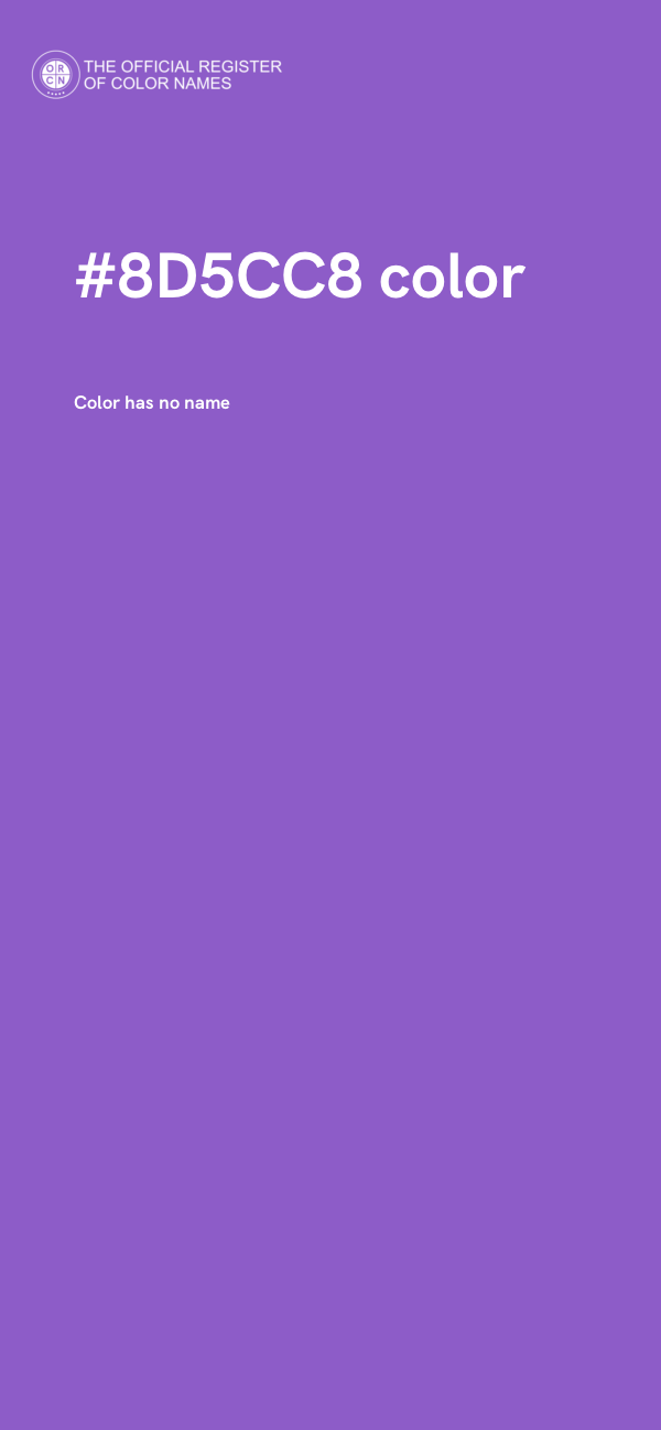 #8D5CC8 color image