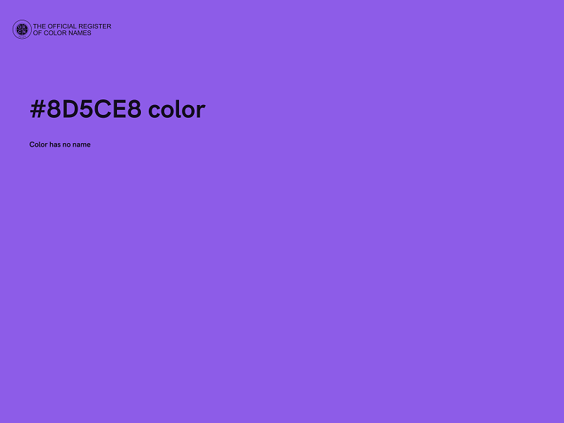 #8D5CE8 color image