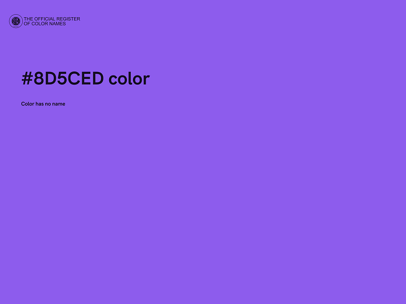 #8D5CED color image