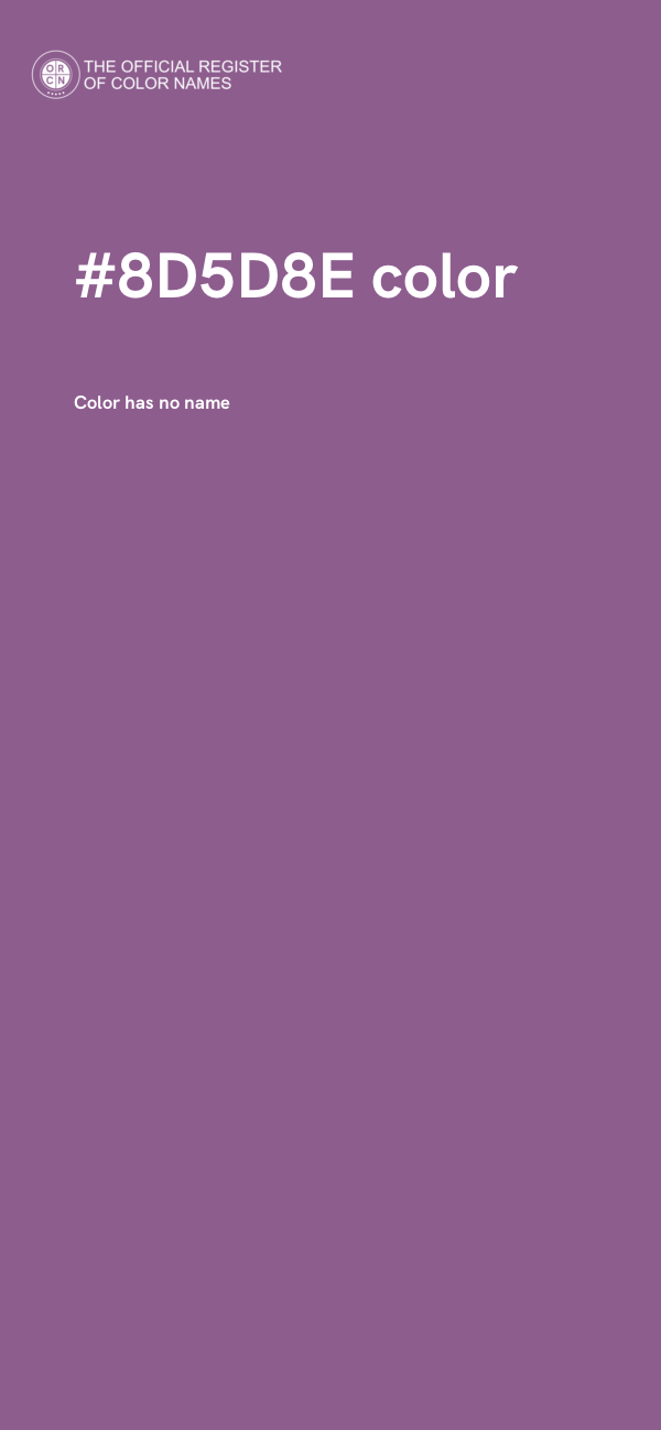 #8D5D8E color image