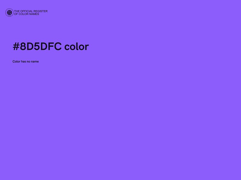 #8D5DFC color image