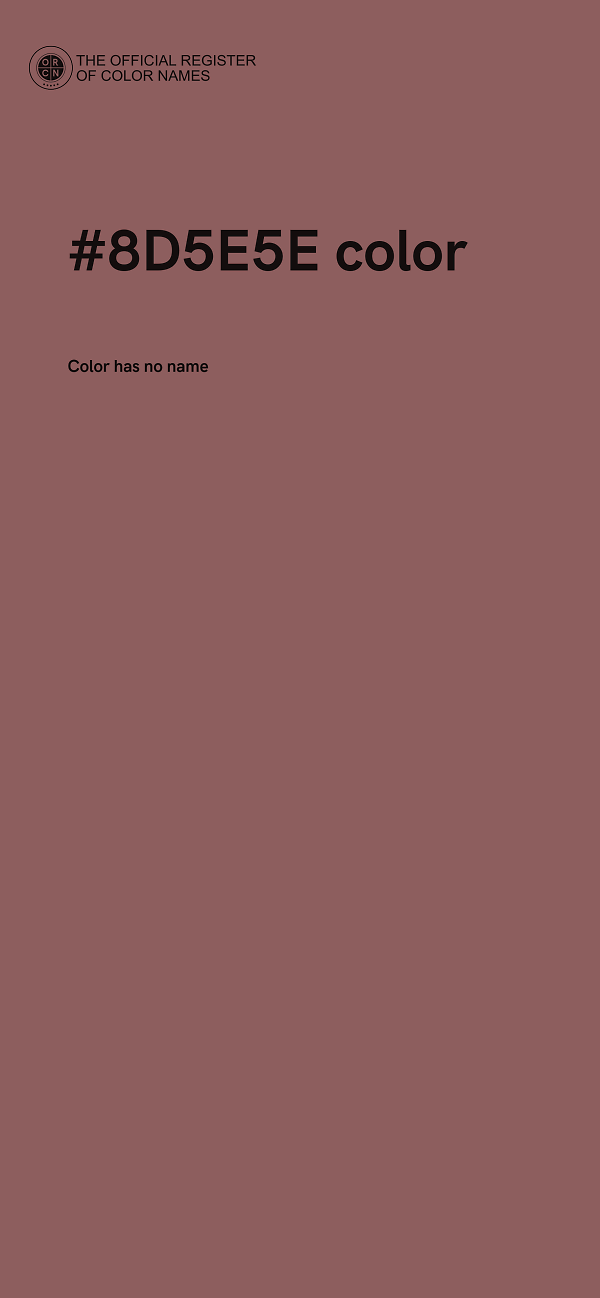 #8D5E5E color image