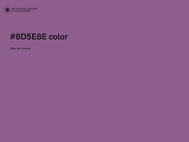 #8D5E8E color image