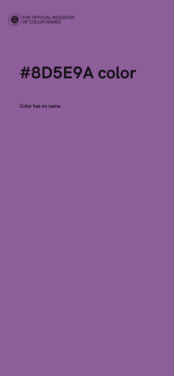 #8D5E9A color image