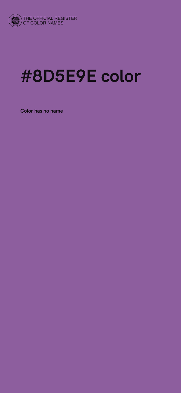 #8D5E9E color image