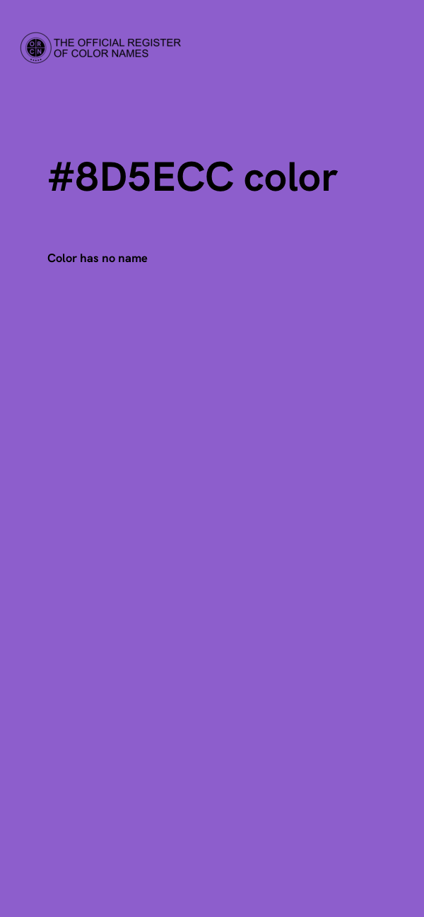 #8D5ECC color image