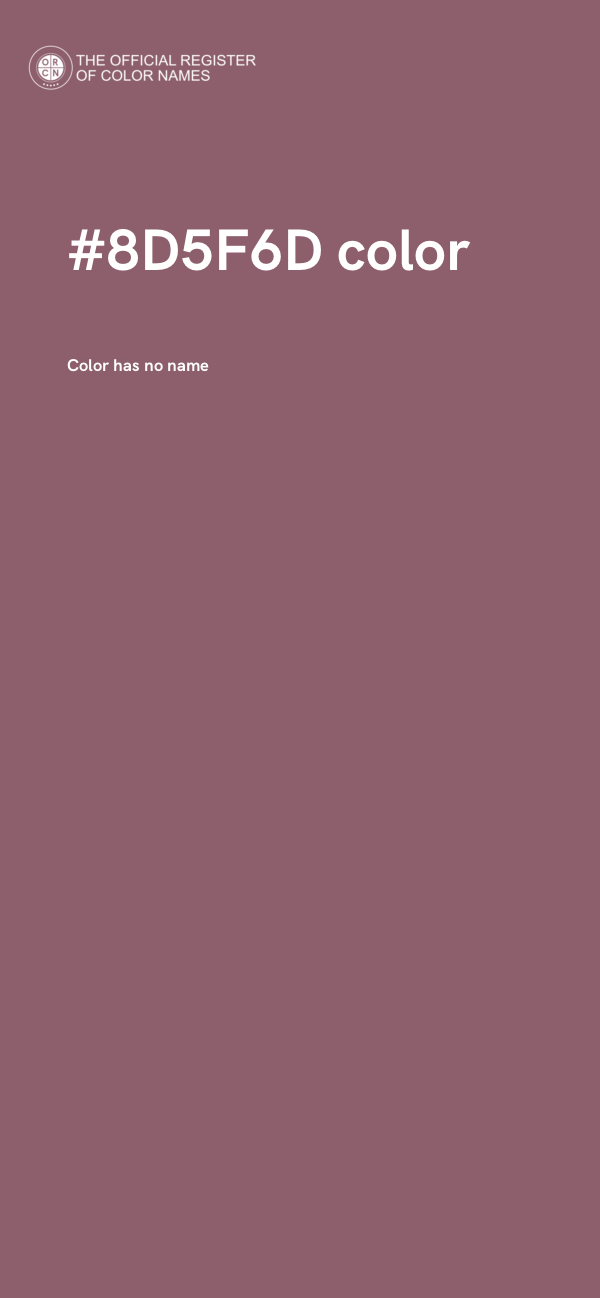 #8D5F6D color image
