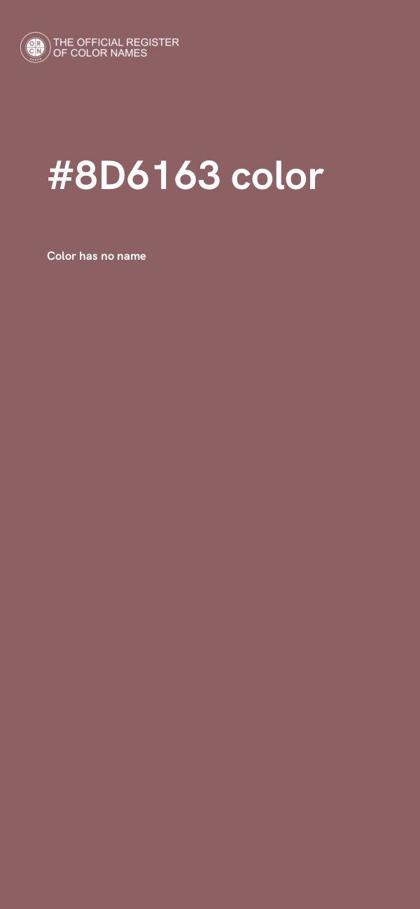 #8D6163 color image