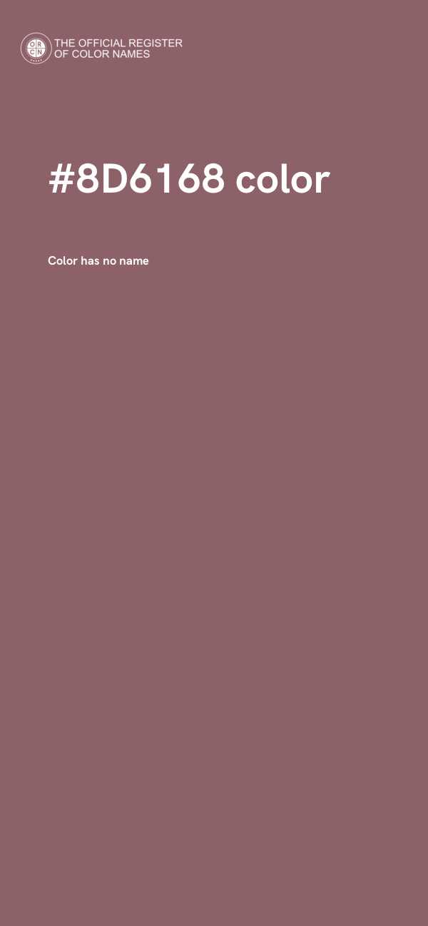 #8D6168 color image