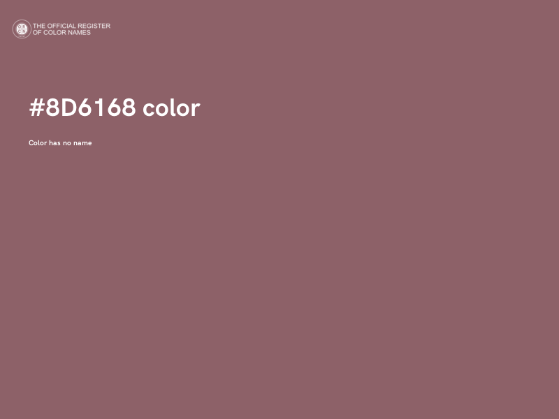 #8D6168 color image