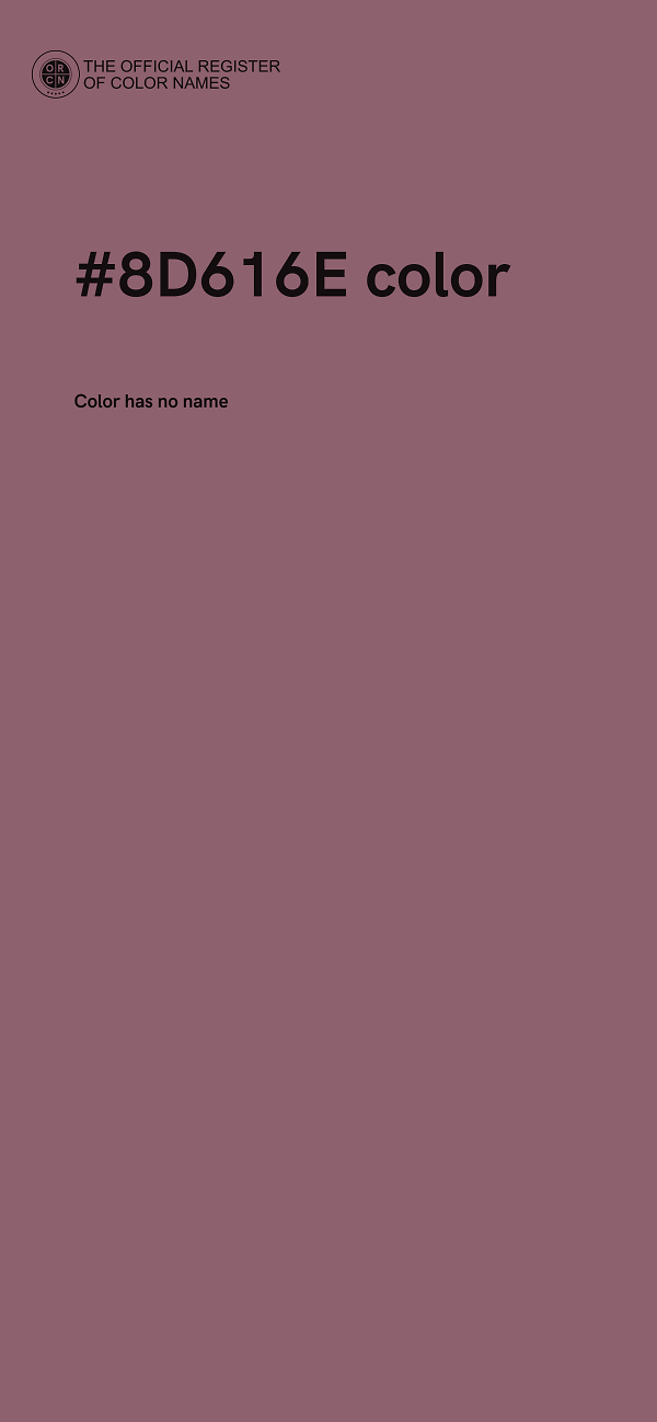 #8D616E color image