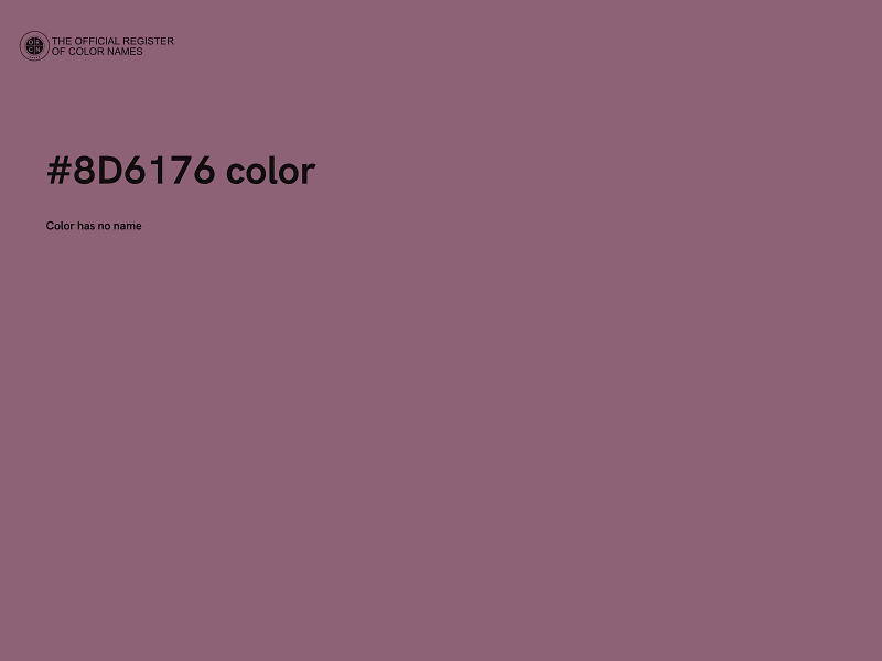 #8D6176 color image