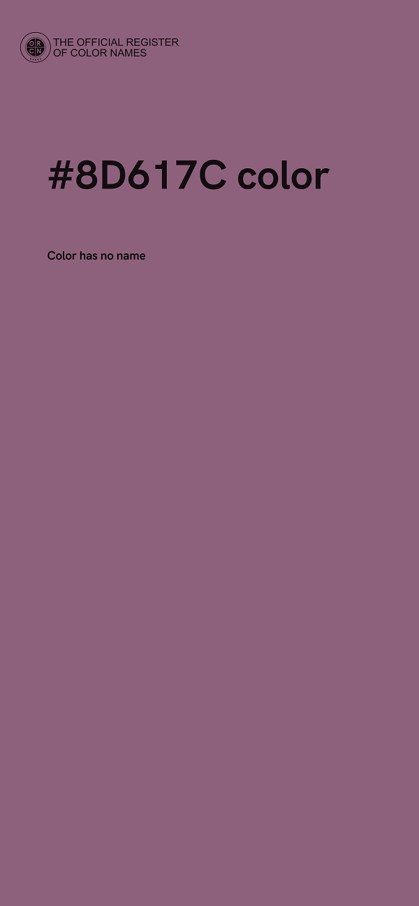 #8D617C color image
