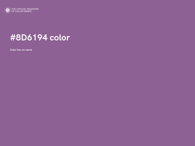 #8D6194 color image