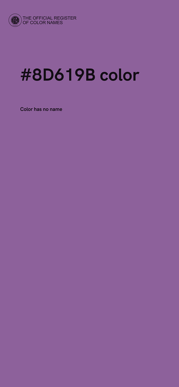#8D619B color image