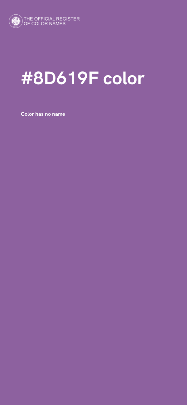#8D619F color image