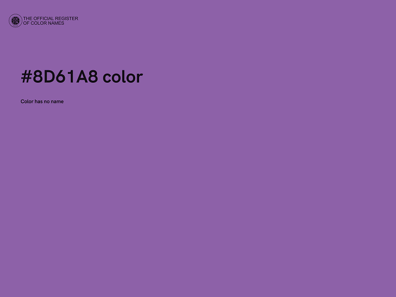 #8D61A8 color image