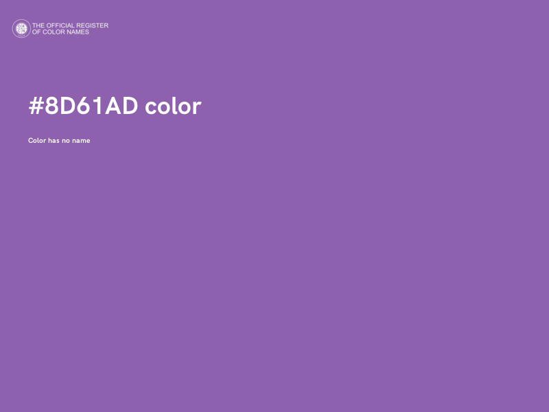 #8D61AD color image
