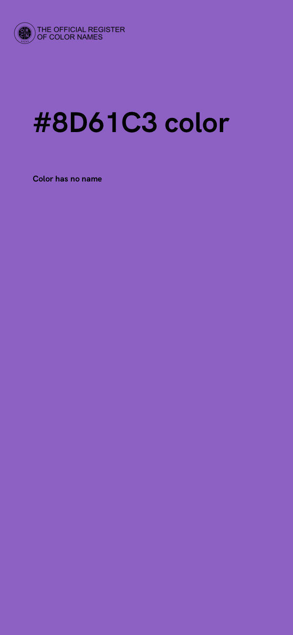 #8D61C3 color image