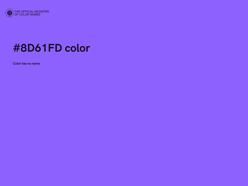 #8D61FD color image