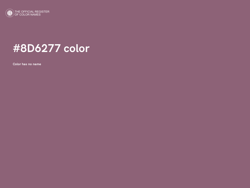 #8D6277 color image