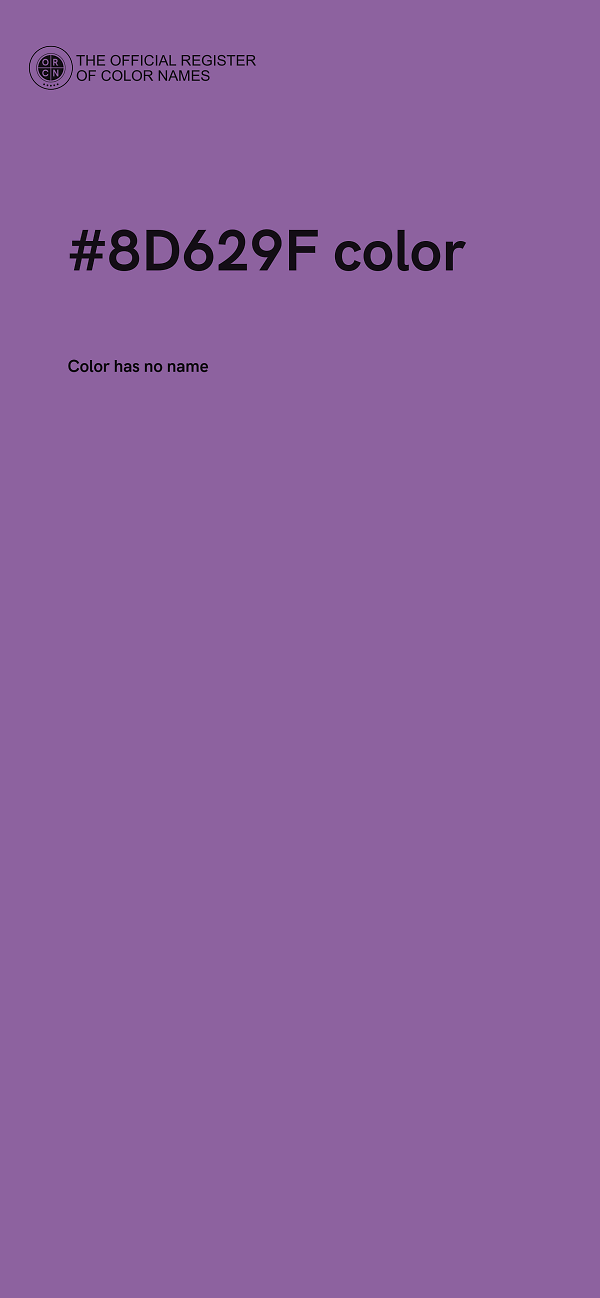 #8D629F color image