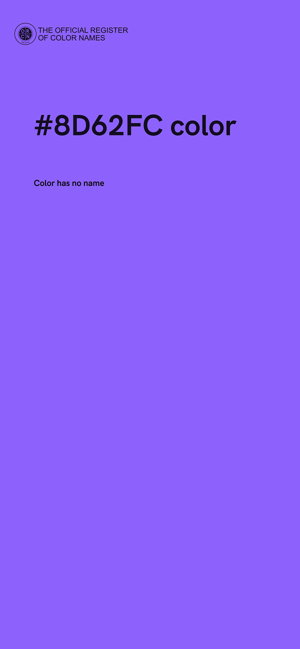 #8D62FC color image