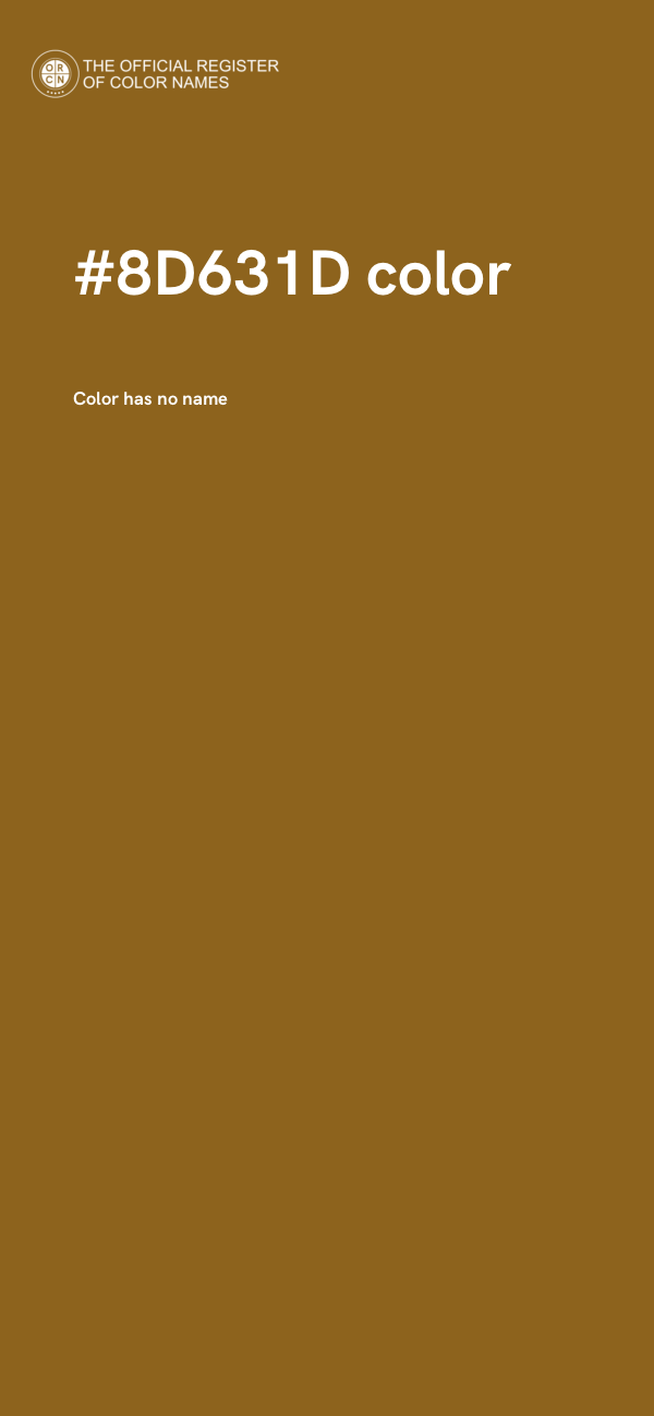 #8D631D color image