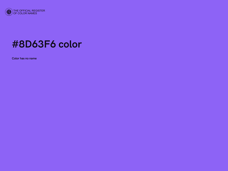 #8D63F6 color image