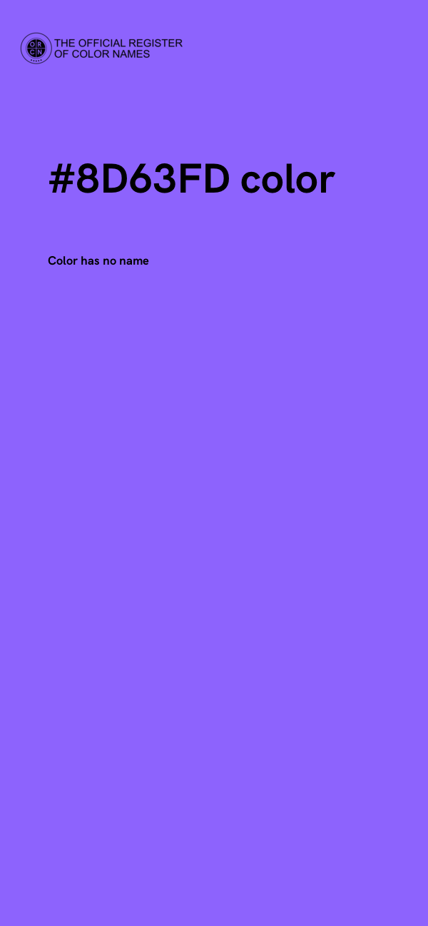 #8D63FD color image