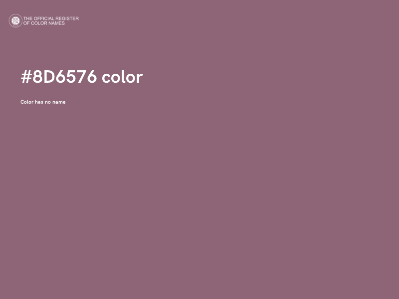 #8D6576 color image