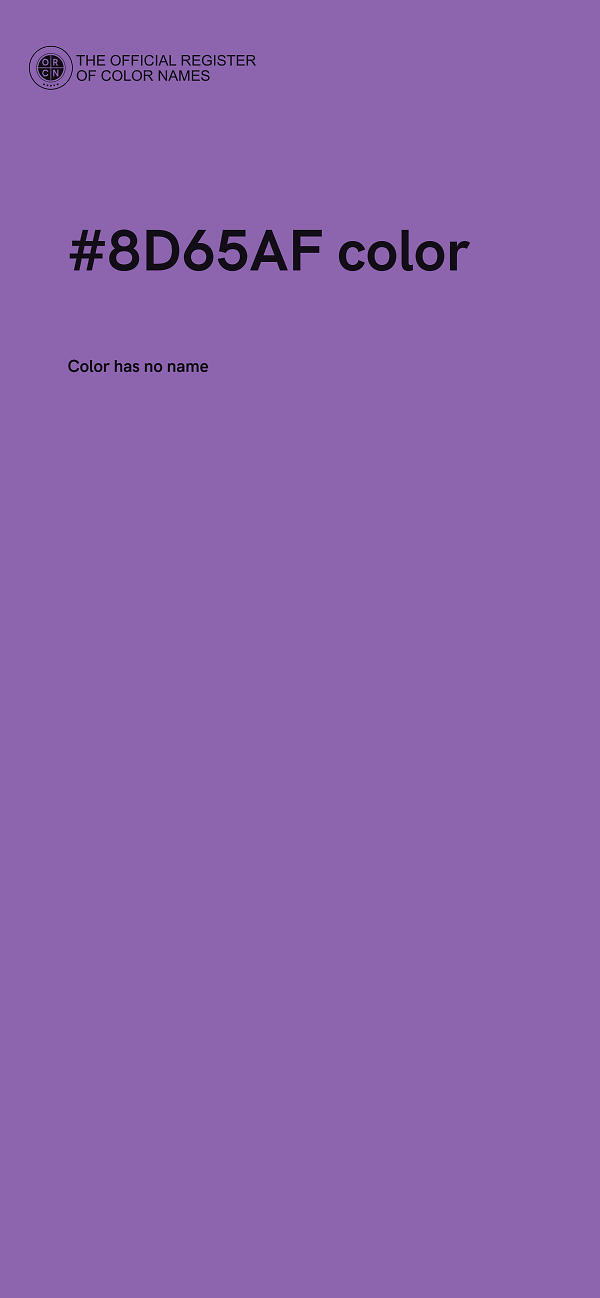 #8D65AF color image