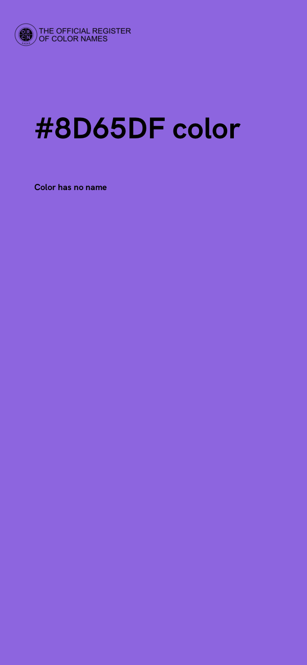 #8D65DF color image