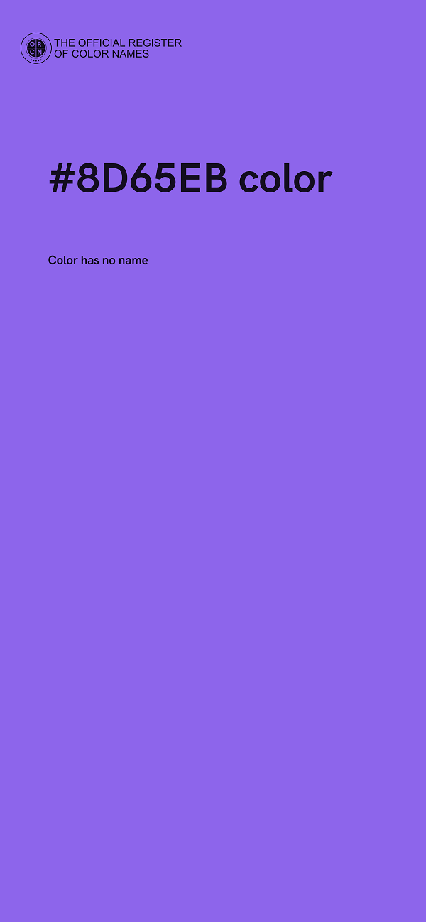 #8D65EB color image