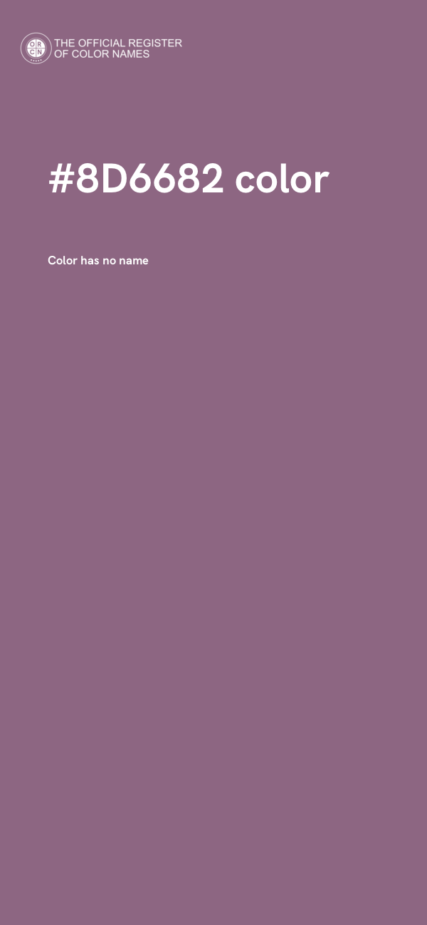 #8D6682 color image