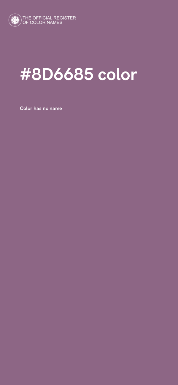 #8D6685 color image