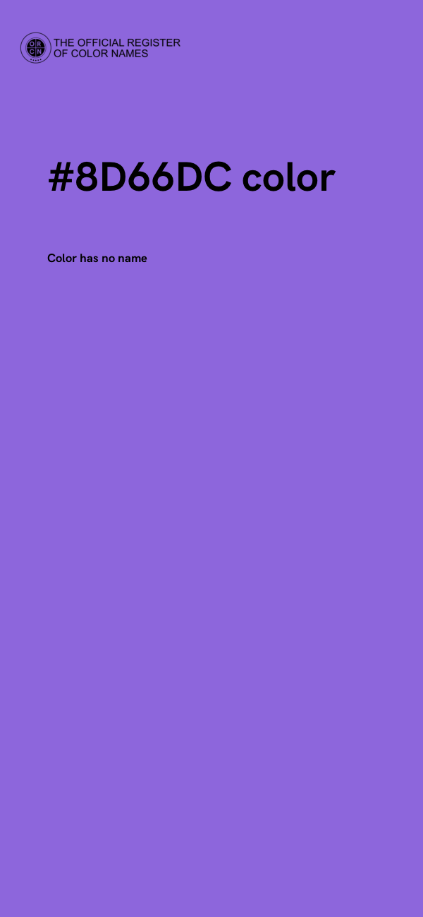 #8D66DC color image