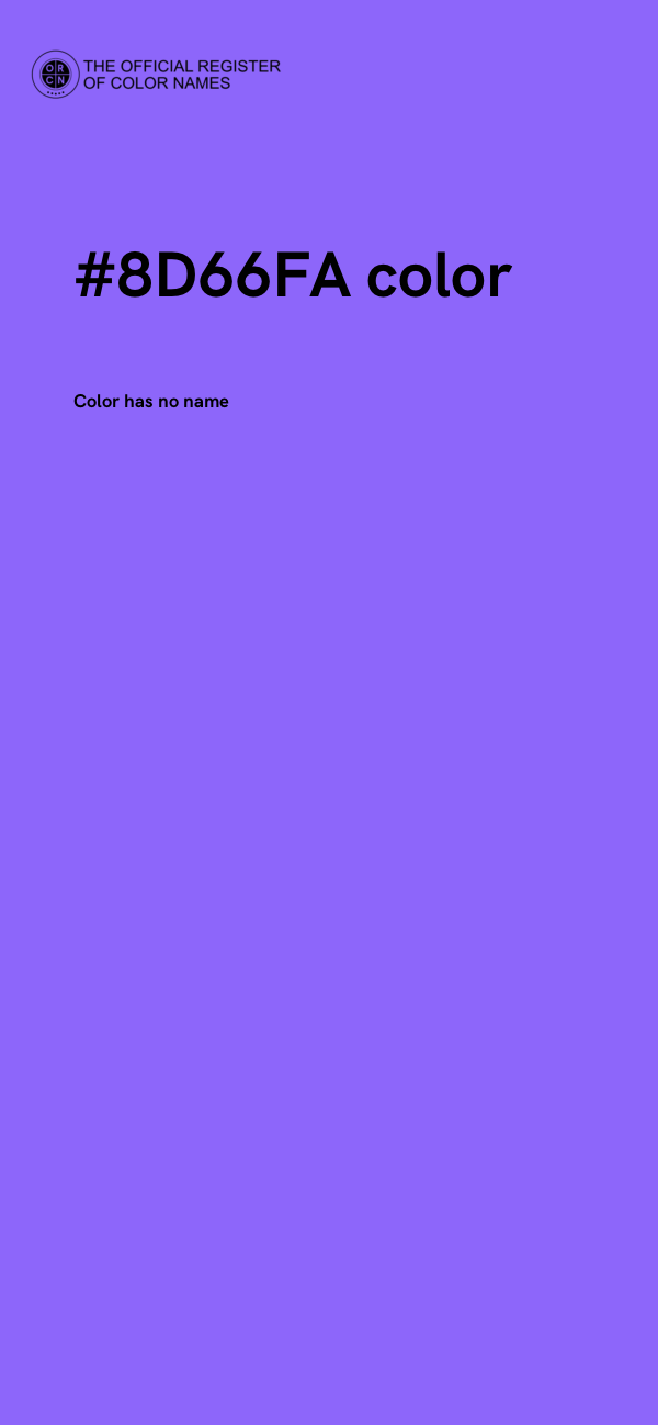 #8D66FA color image