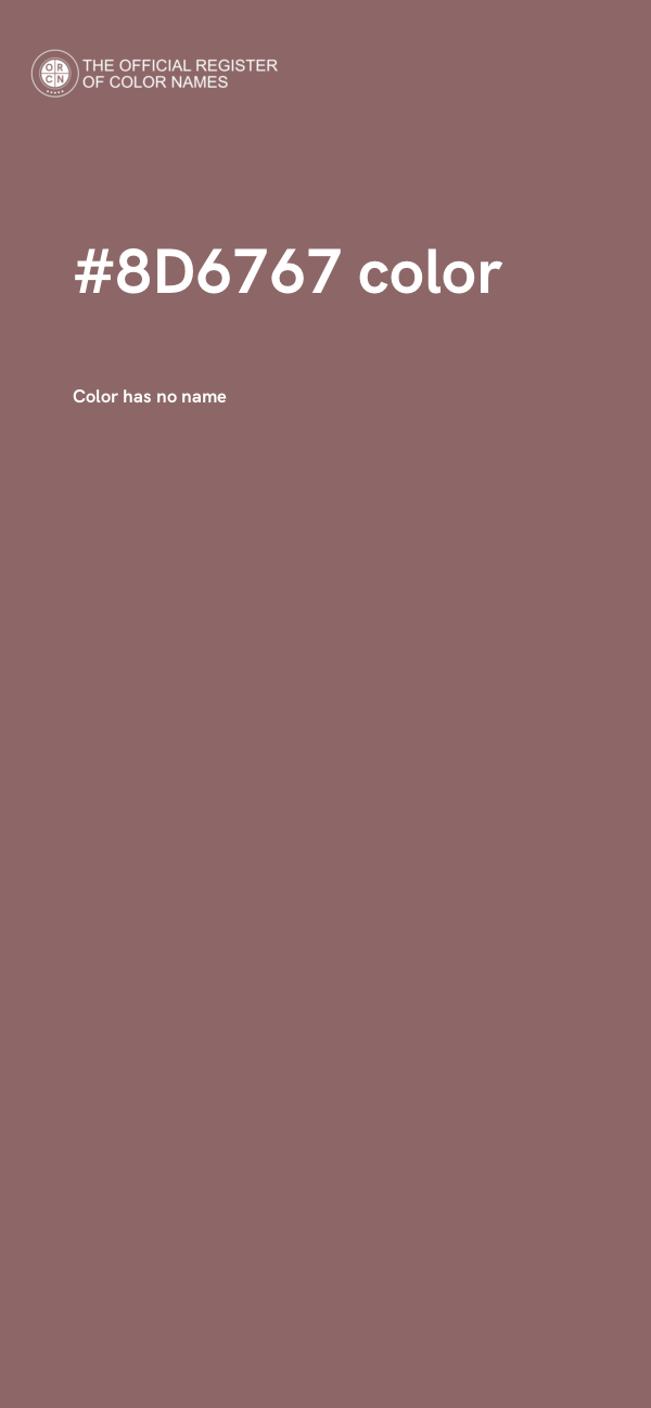 #8D6767 color image