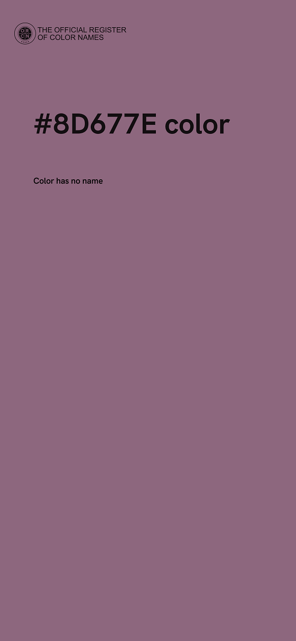 #8D677E color image
