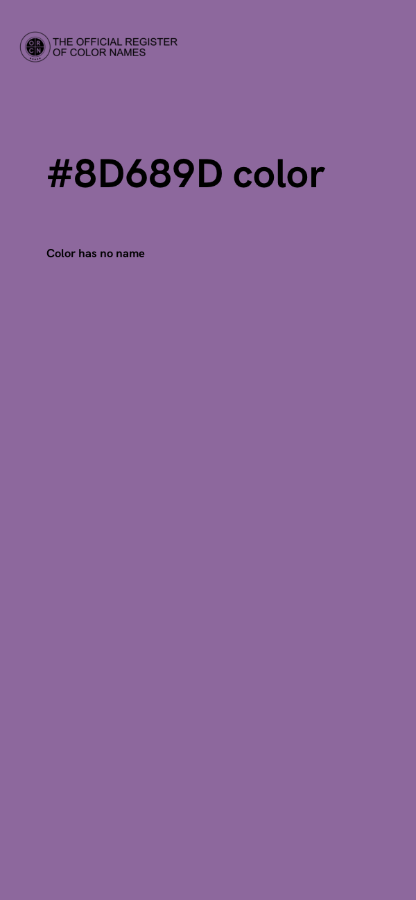 #8D689D color image