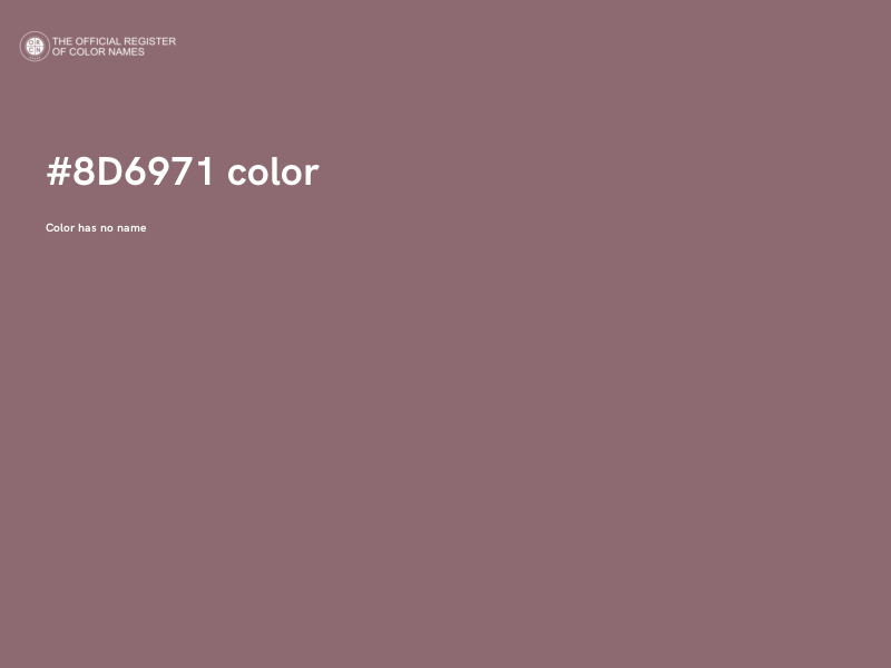 #8D6971 color image